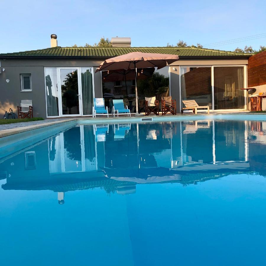 Вілла Sunlit Pool House Posidhonia  Екстер'єр фото