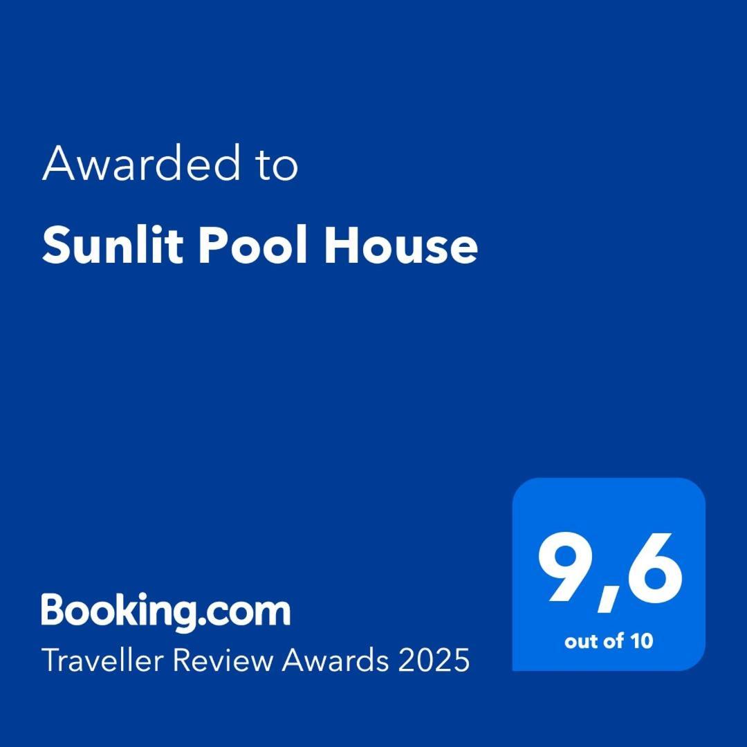 Вілла Sunlit Pool House Posidhonia  Екстер'єр фото
